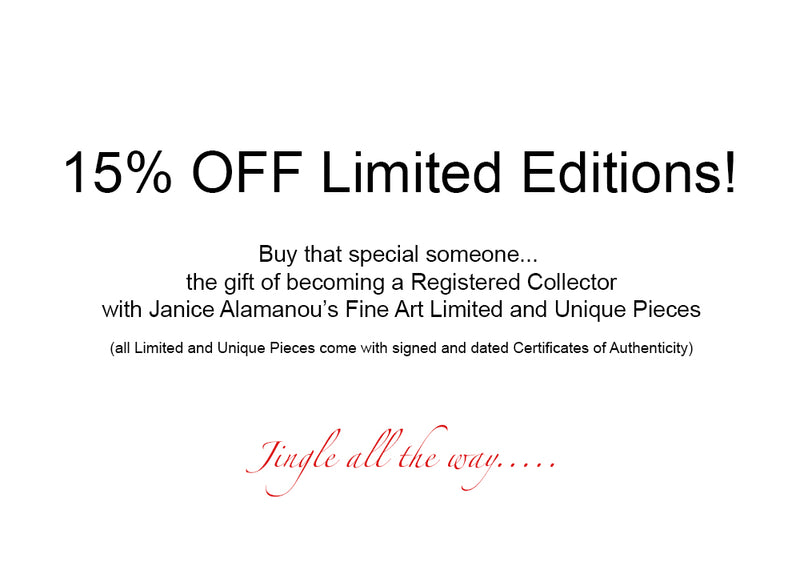 15% OFF Limited Editions! Pre-Christmas Promotion only - don't miss it!