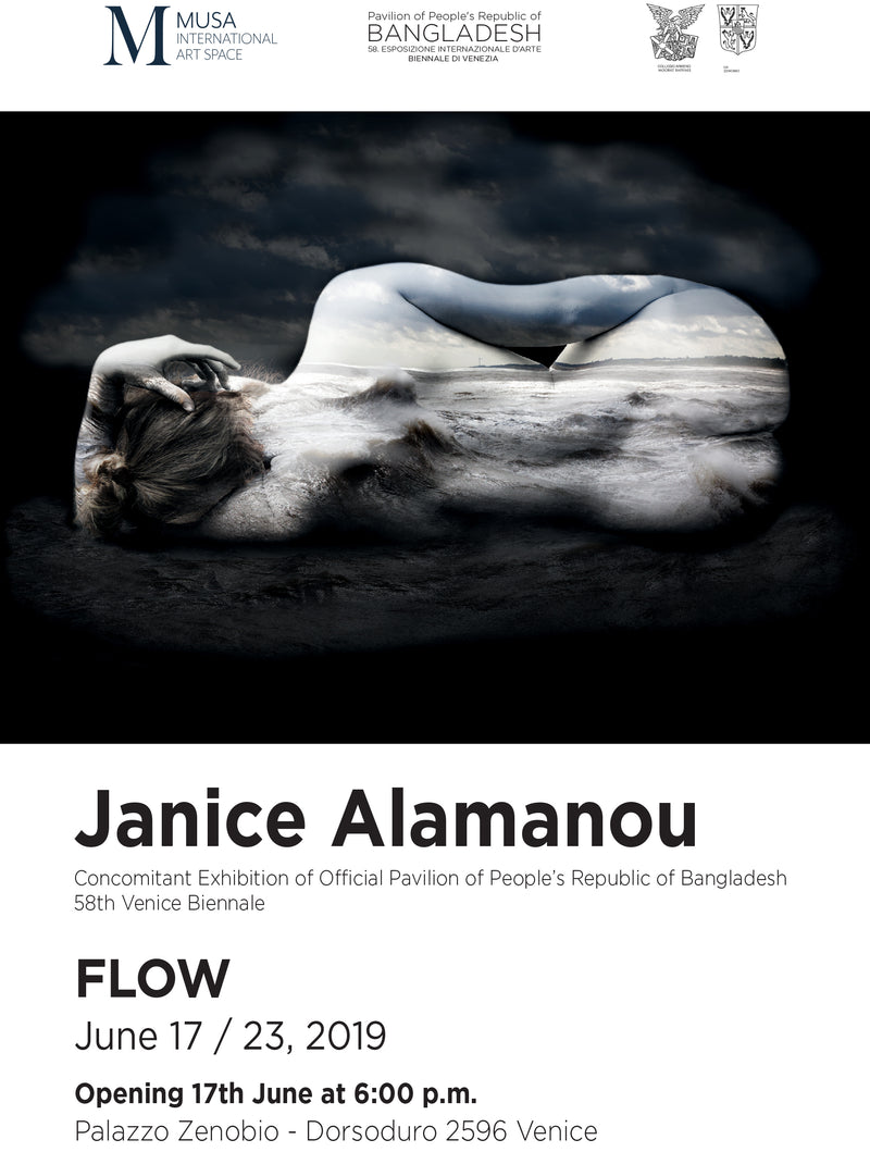Invitation to Janice Alamanou's SOLO Exhibition 17th June 2019 in Venice!