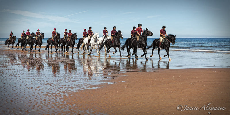 LH227715 Cavalry gallop the shores